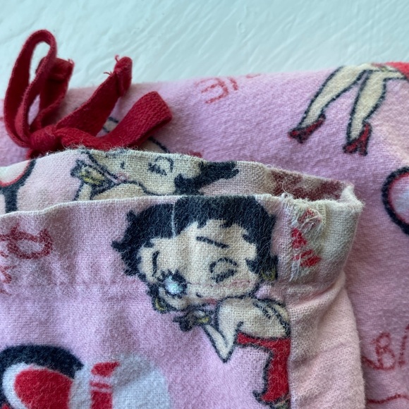 Betty Boop super cute and soft 100% cotton pj bottoms 2007 sz XL pink💗 - Picture 11 of 16